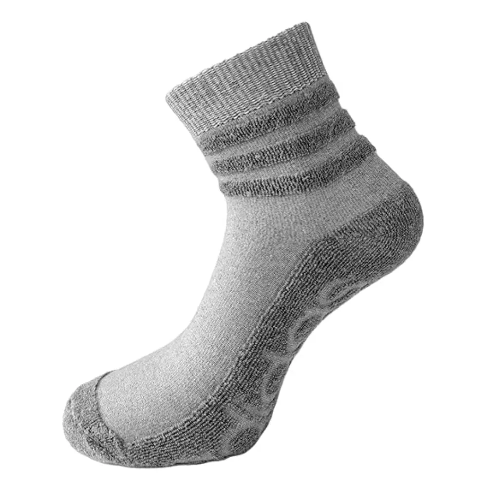 Adidas Men's Half Cushion Ankle Socks (Grey/Charcoal/Black)