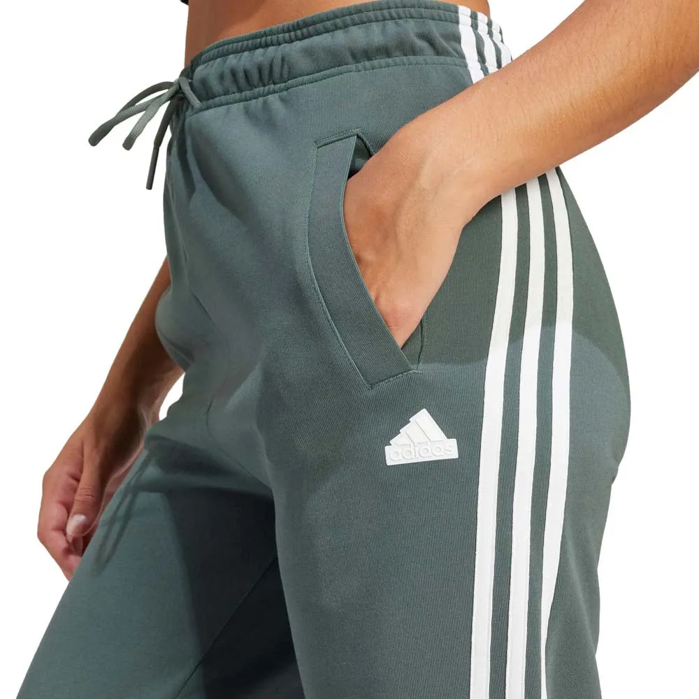 adidas Women's Future Icons 3 Stripes Open Hem Pants