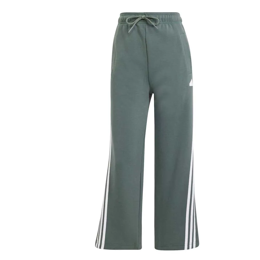 adidas Women's Future Icons 3 Stripes Open Hem Pants