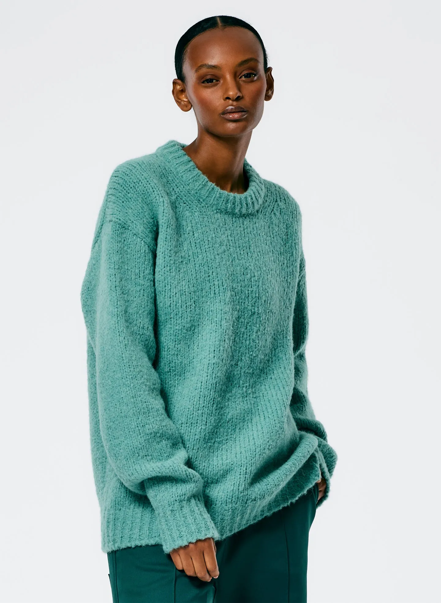 Airy Alpaca Crewneck Pullover