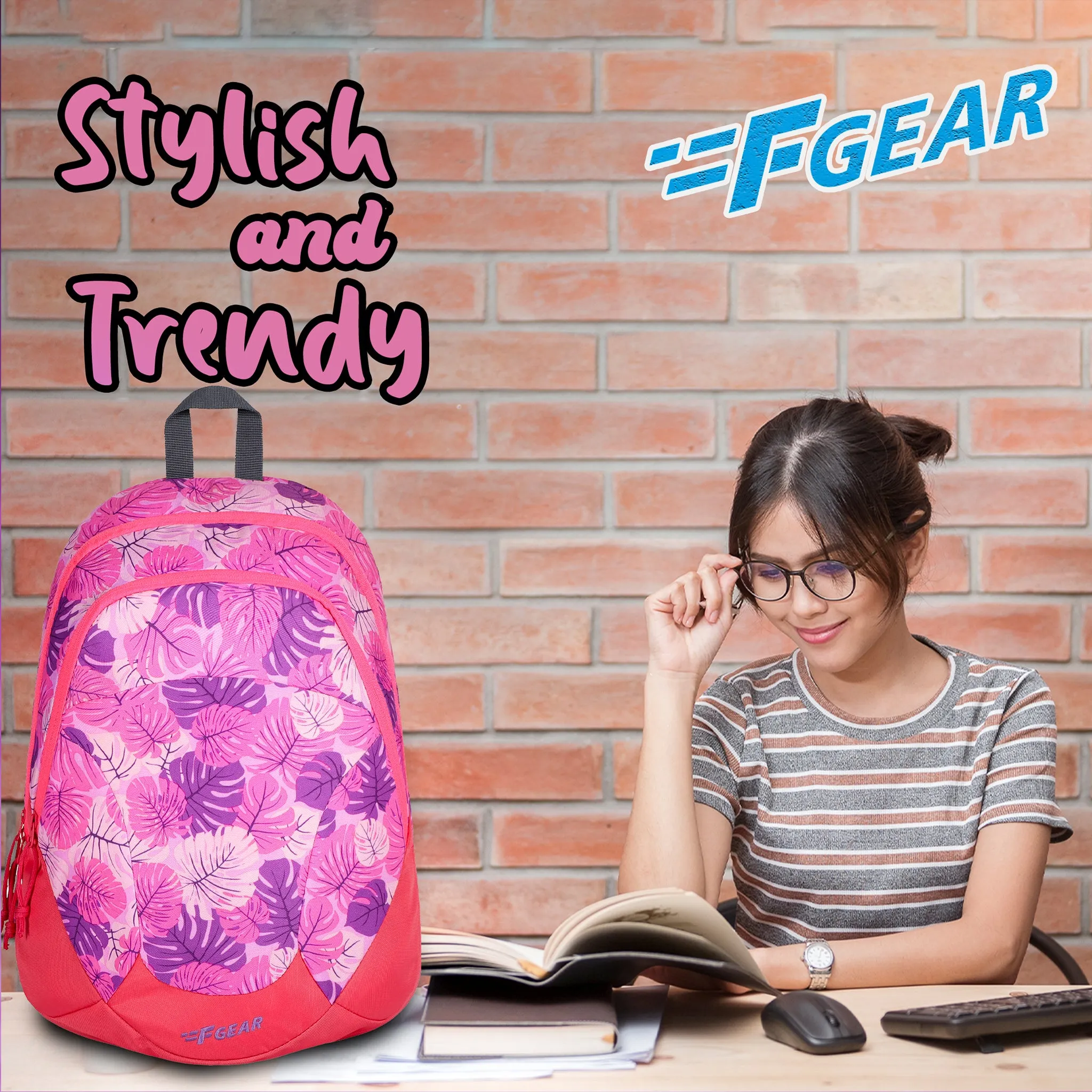 Amari 12L Tropical Pink and Purple Backpack