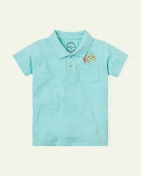 Aqua Graphic Polo