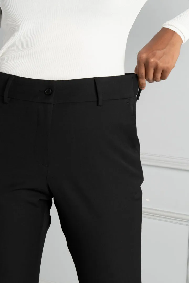 Black All Weather Stretch Pants - Women