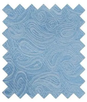 Blue Paisley Wedding Swatch