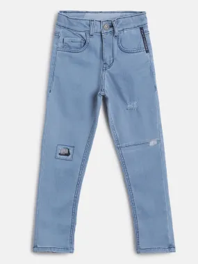 Boys Slim Fit Light Blue Casual Denim Jeans