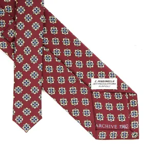 BURGUNDY SILK TIE