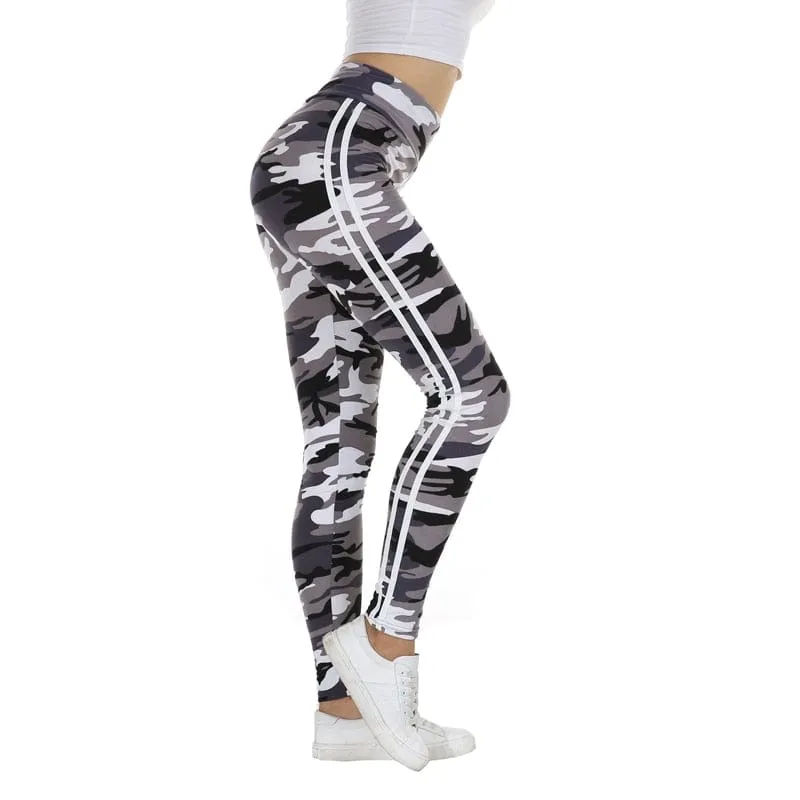 Camo High Waist Yoga Pants - S-XL - 3 Colors