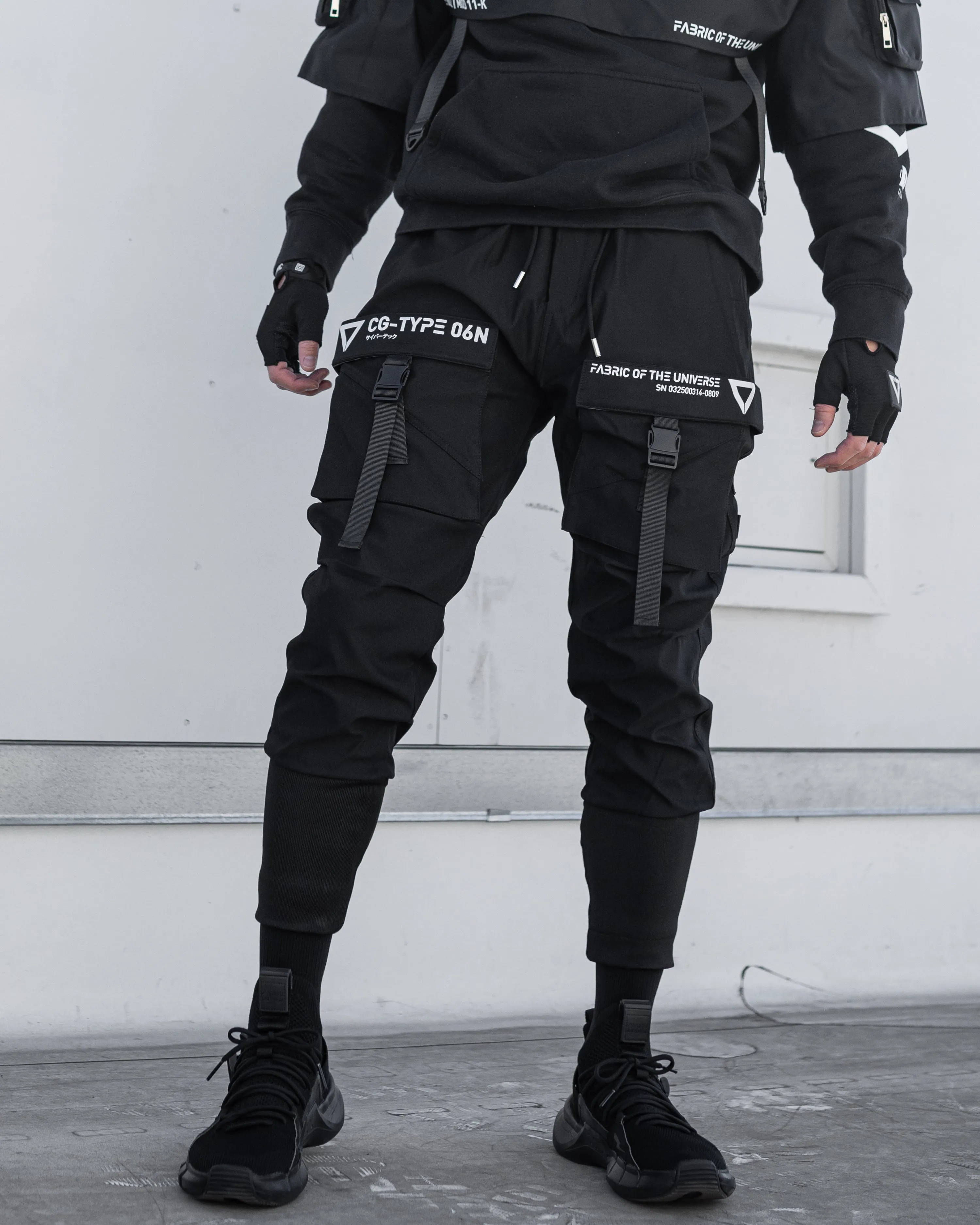 Stylish CG-Type 06N Black Cargo Pants for Versatile Comfort