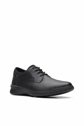 Clarks Donaway Plain in Black Leather