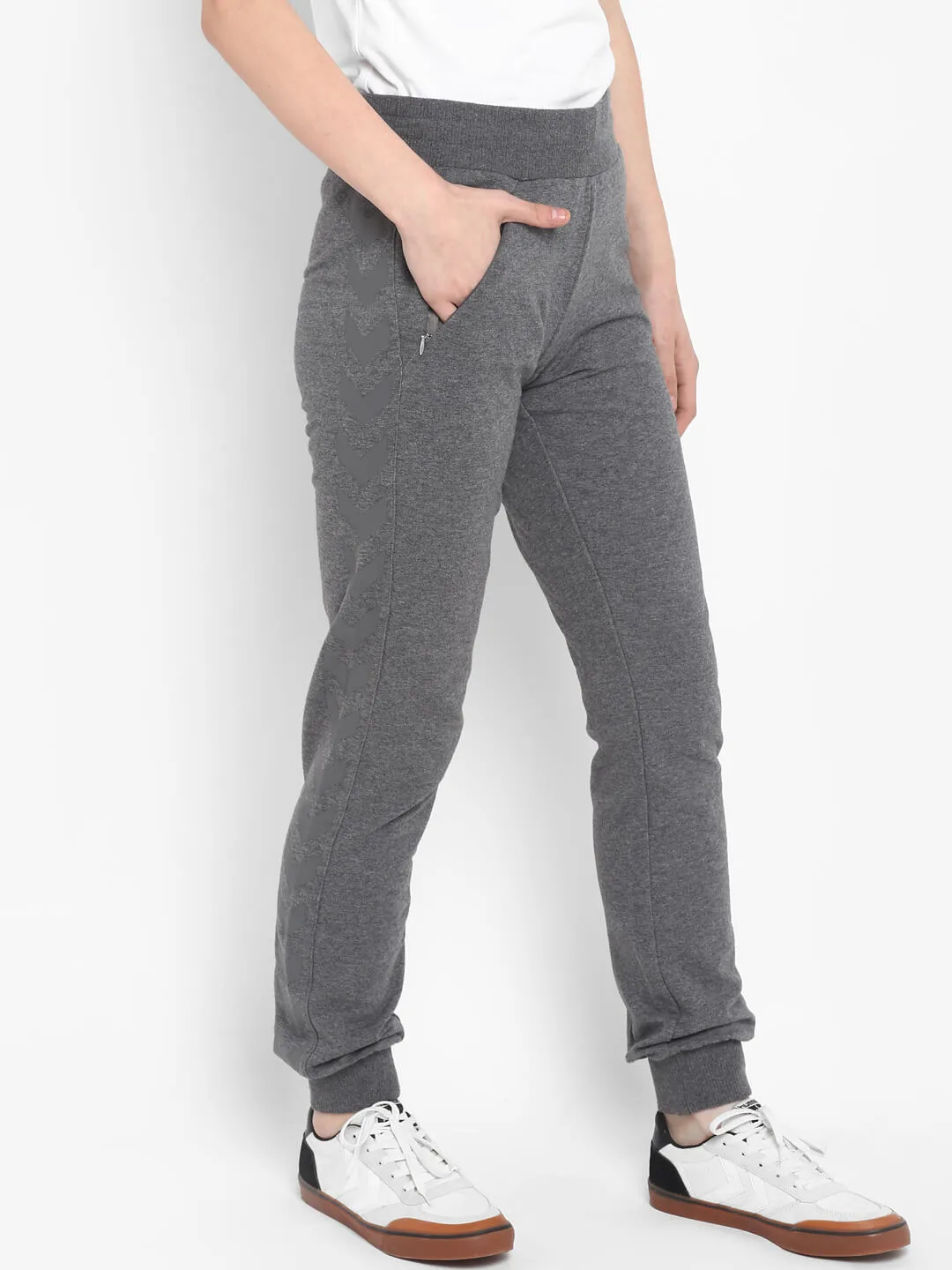 Classic Bee Women Dark Grey Training Pant