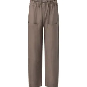 Cool 7/8 lenght baggy pants with large front pockets / 50470 - Mud