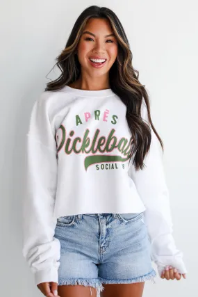 FINAL SALE - Après Pickleball Social Club Cropped Sweatshirt