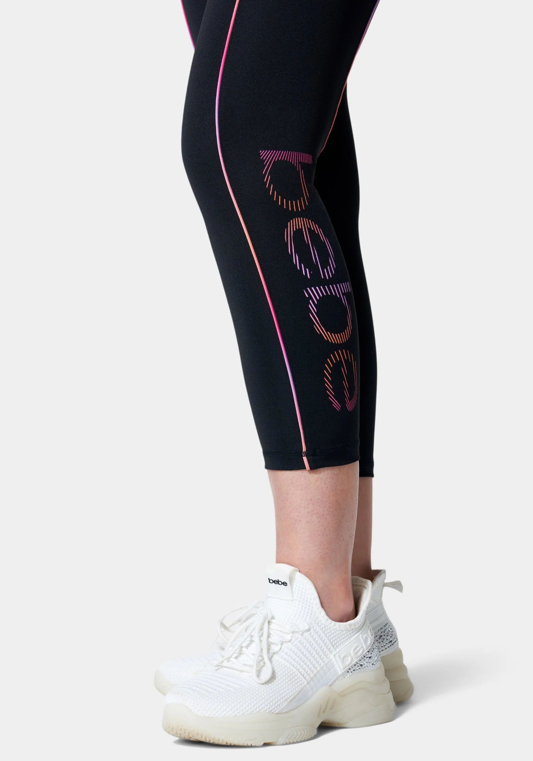 Gradient Bebe Logo Ankle Legging