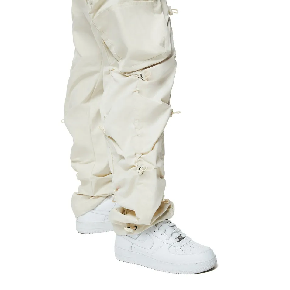 High Rise Multi Bungee Joggers - Oatmeal