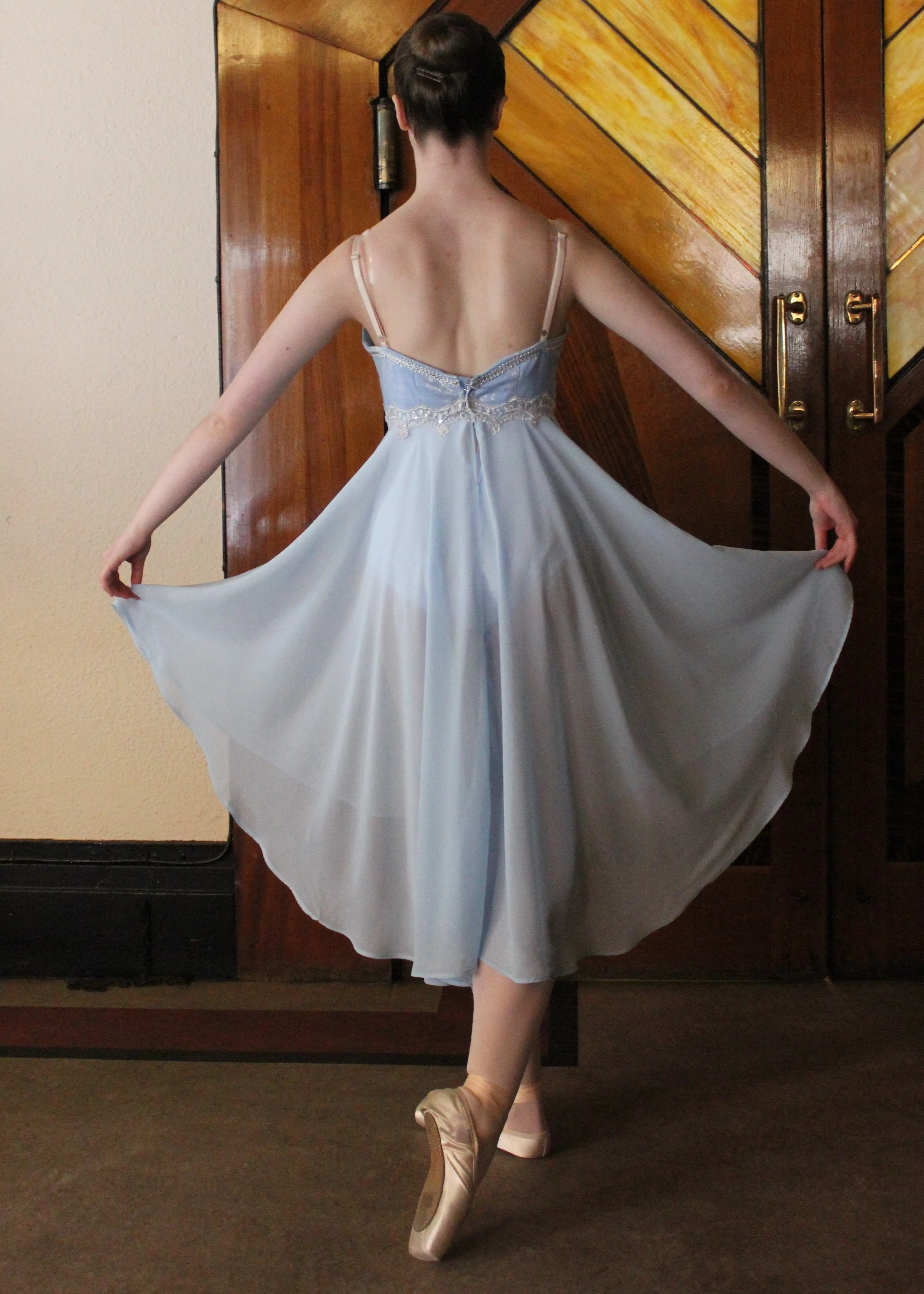 Juliet light blue dress - hire only