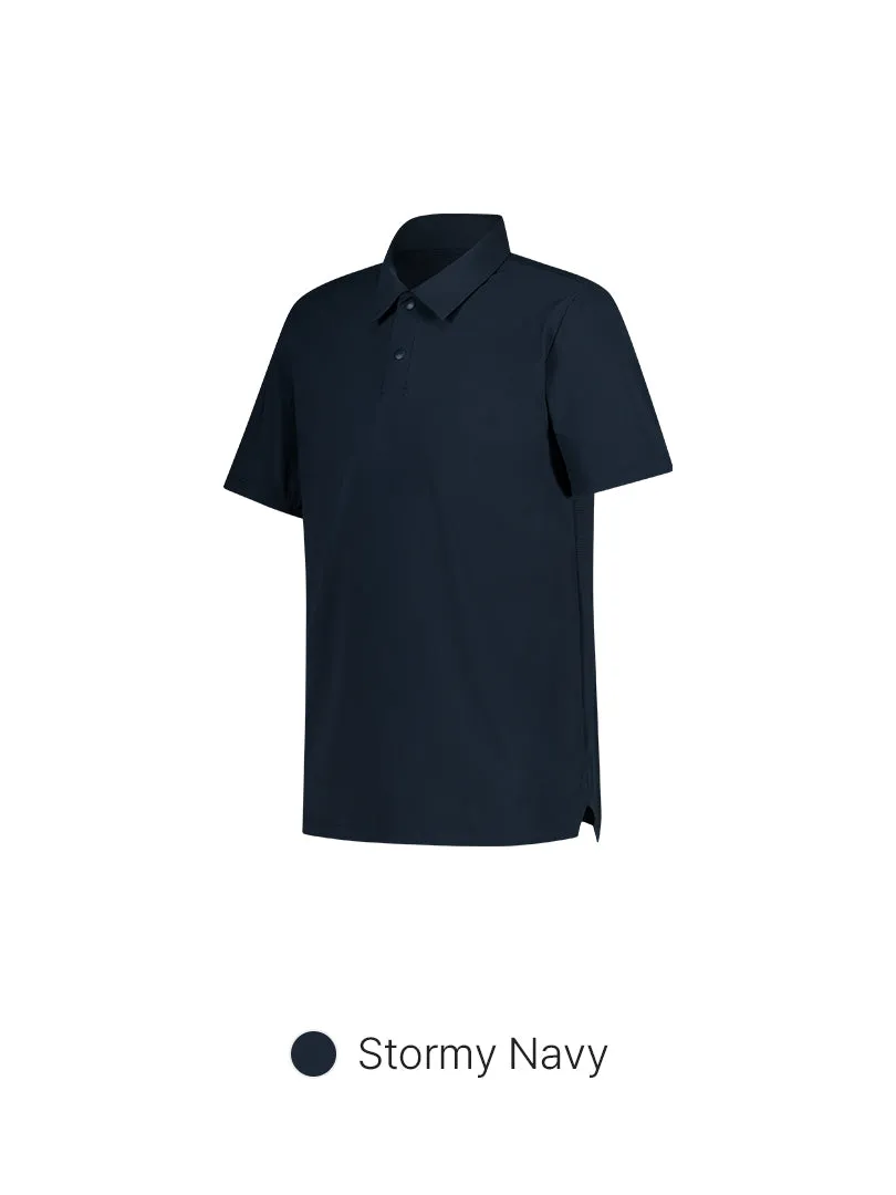 Men's Ice Ventilated Short Sleeve Polo Shirt