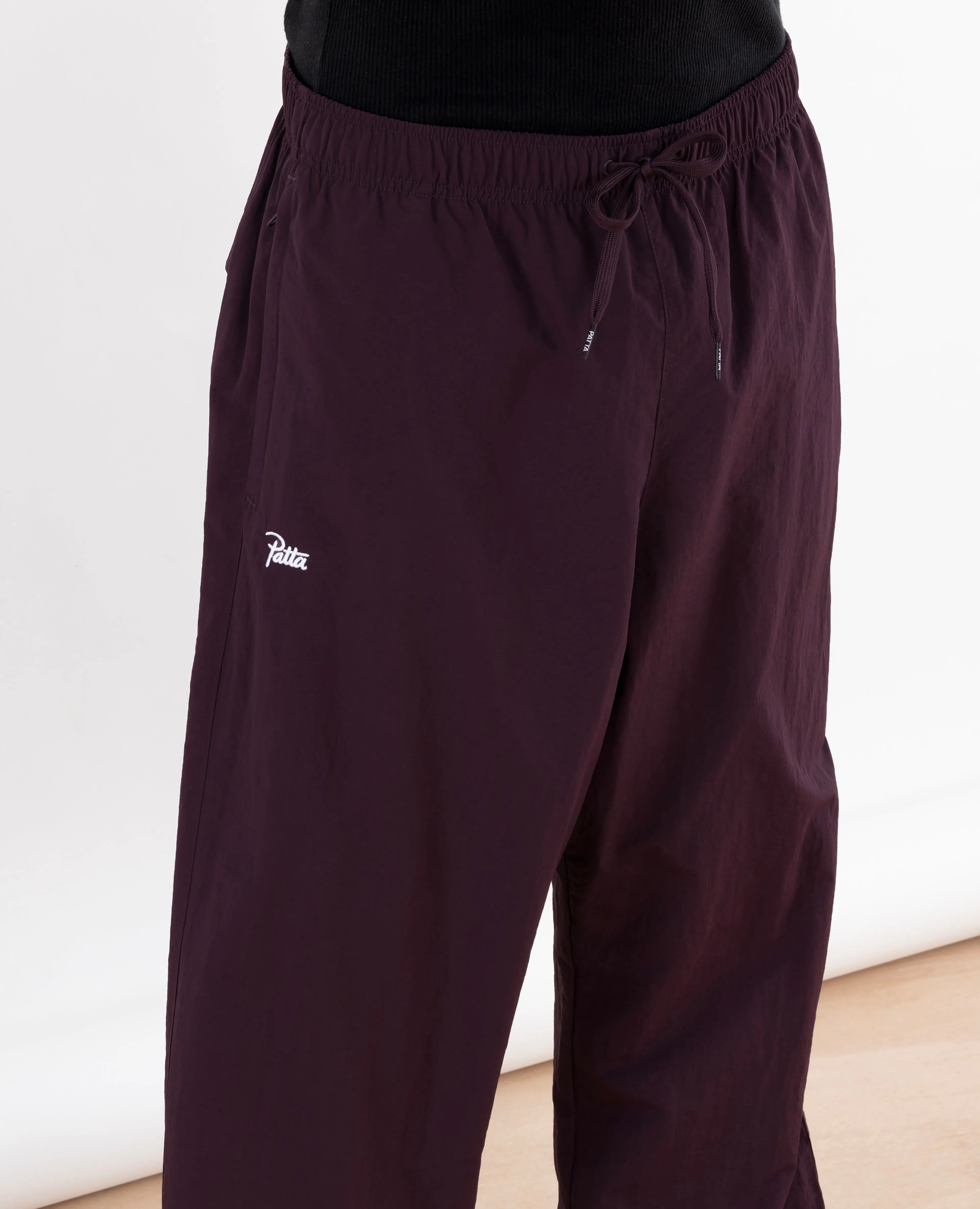 Patta Basic Nylon M2 Track Pants in Plum Perfect - Stylish and Comfortable Activewear