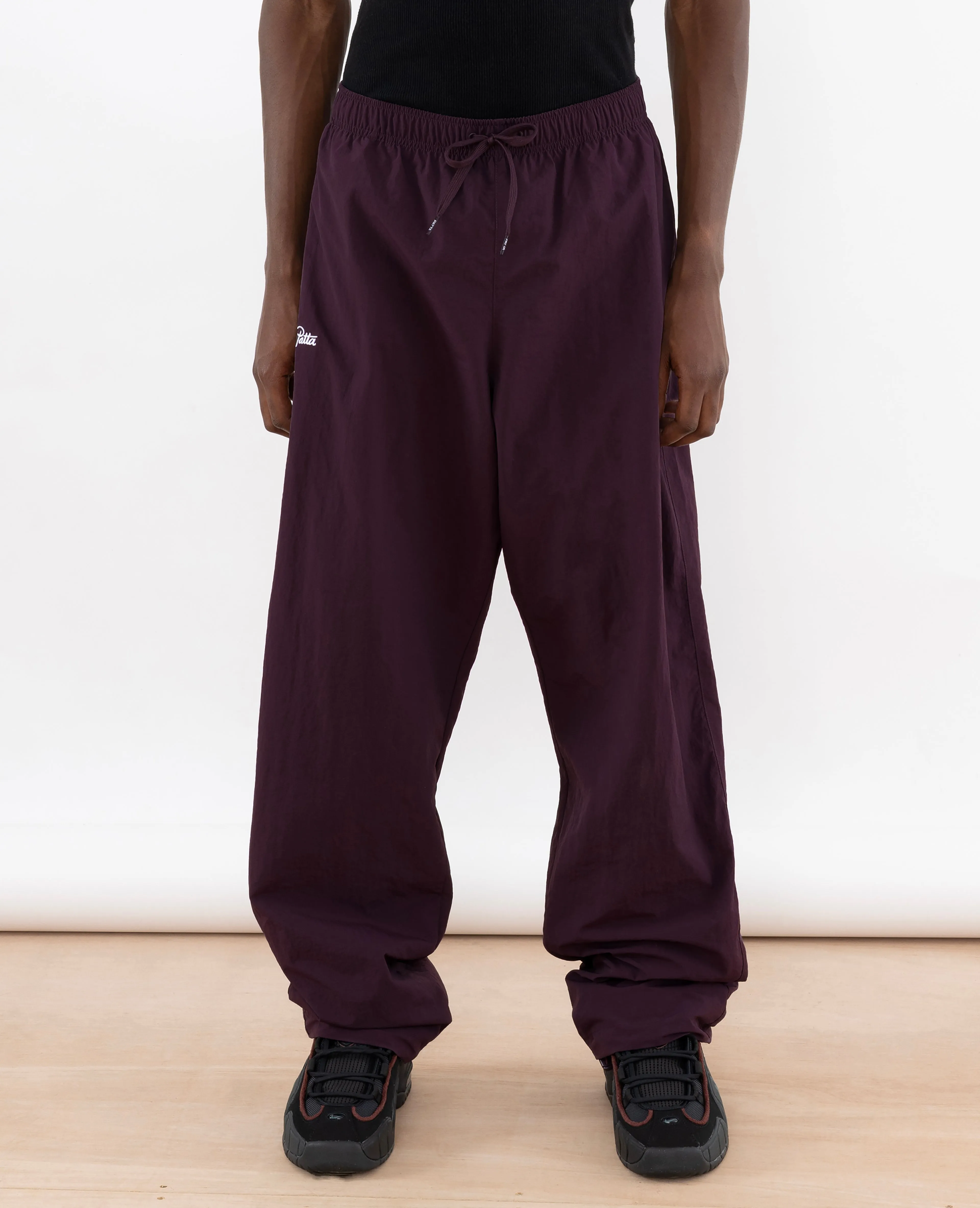 Patta Basic Nylon M2 Track Pants in Plum Perfect - Stylish and Comfortable Activewear