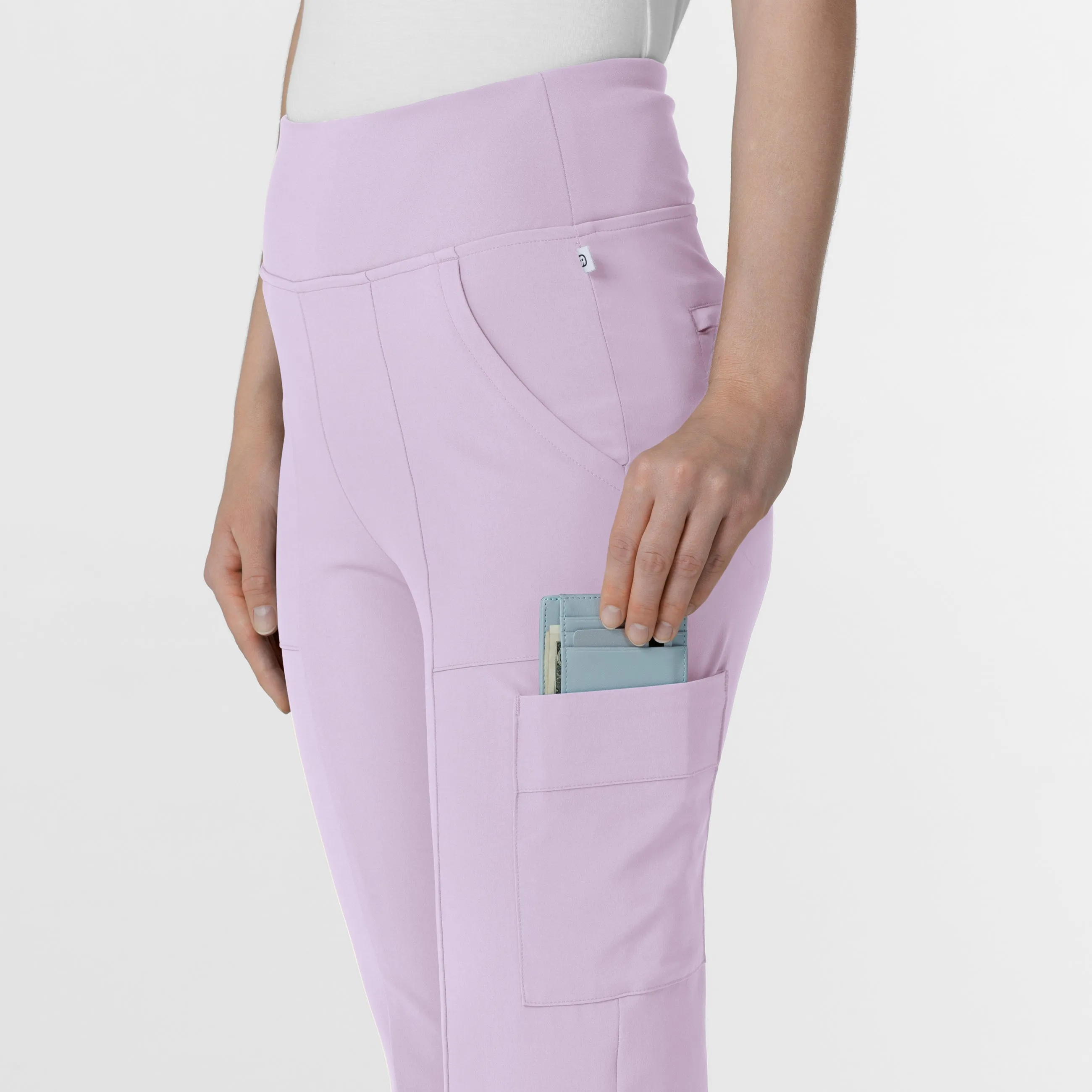 RENEW Women's Cargo Flare Scrub Pant - Pastel Lilac