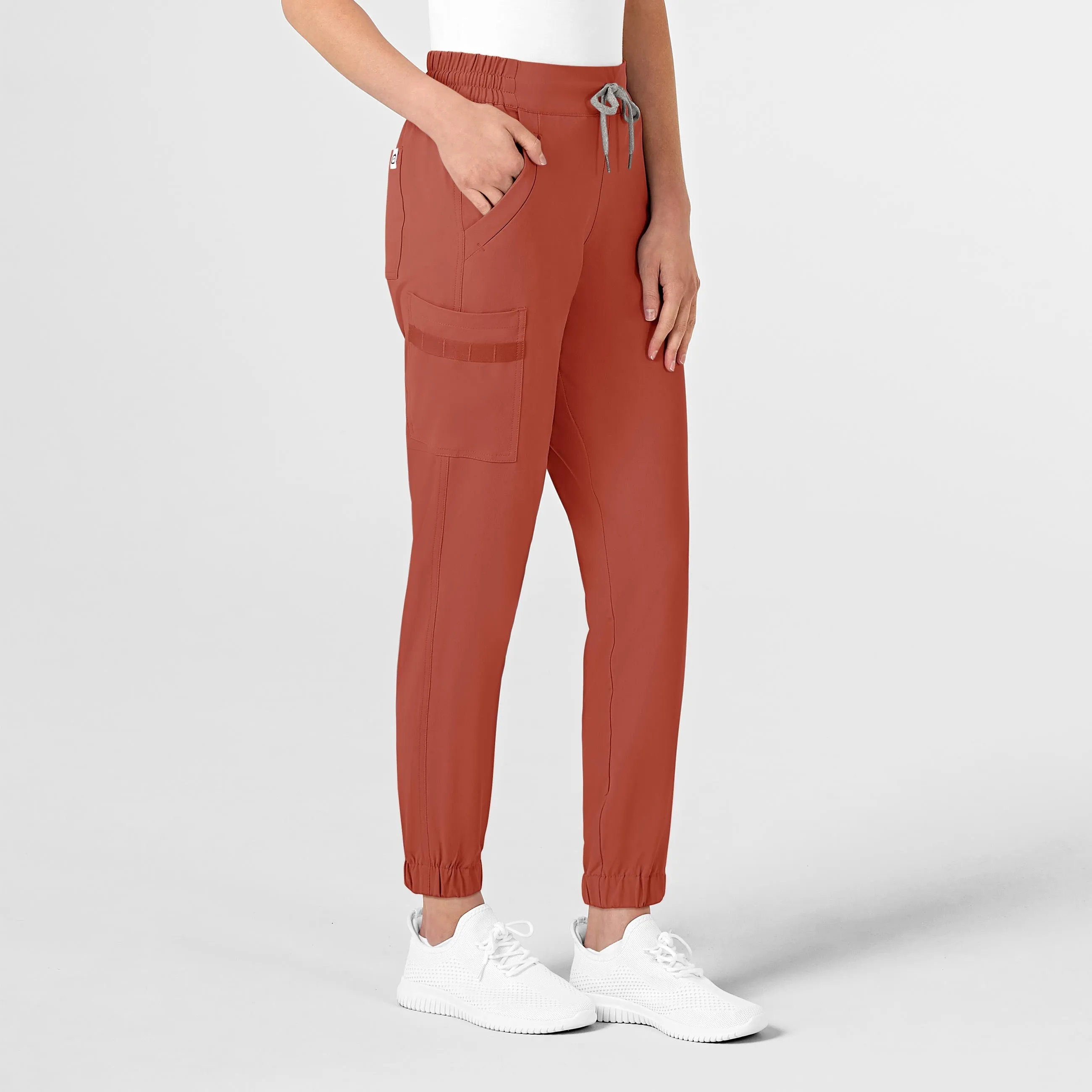 RENEW Women's Jogger Scrub Pant - Mineral Red