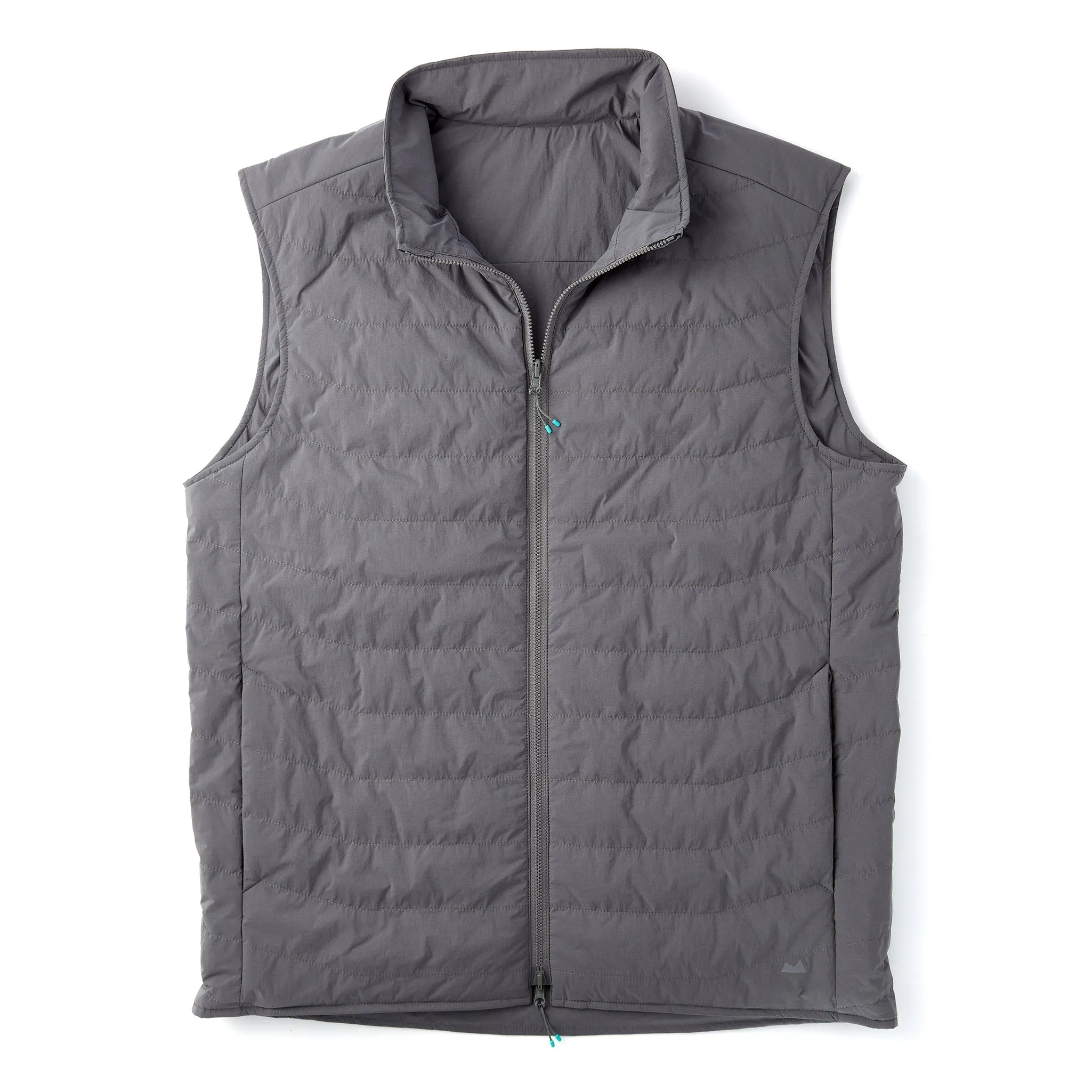 Reversible Insulated Vest in Slate