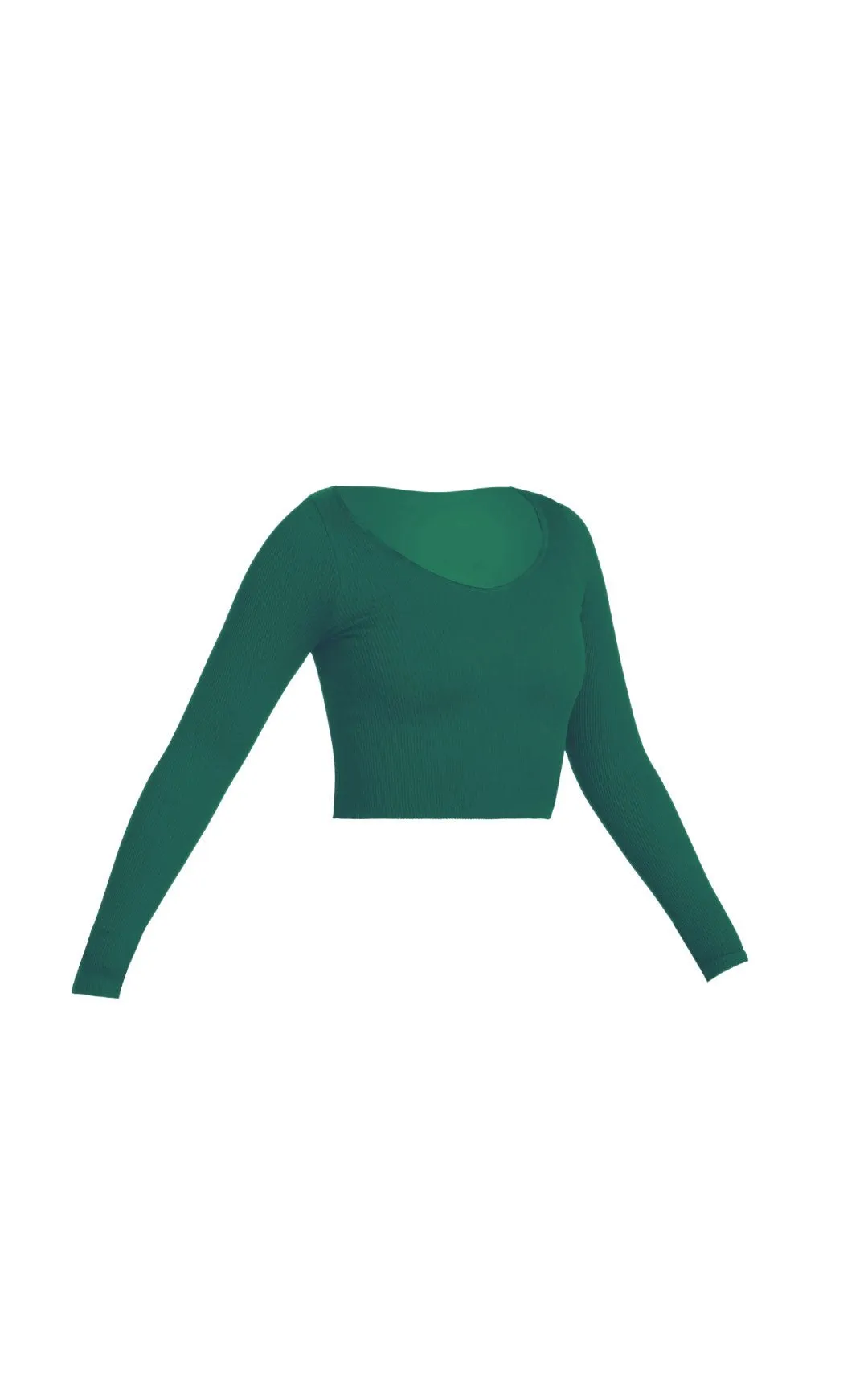 Vitality Synergy V Long Sleeve - Evergreen